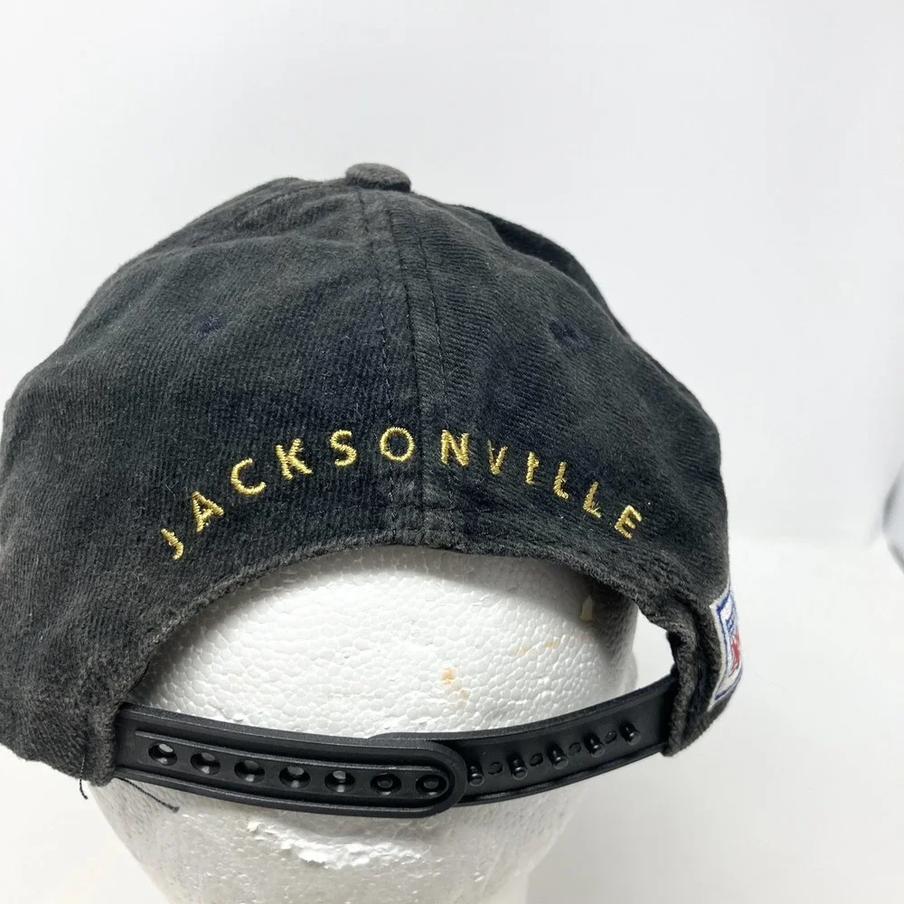 Vintage Jacksonville Jaguars Hat Cap Snap Back Mens One Size Black NFL Nike‎ 90s